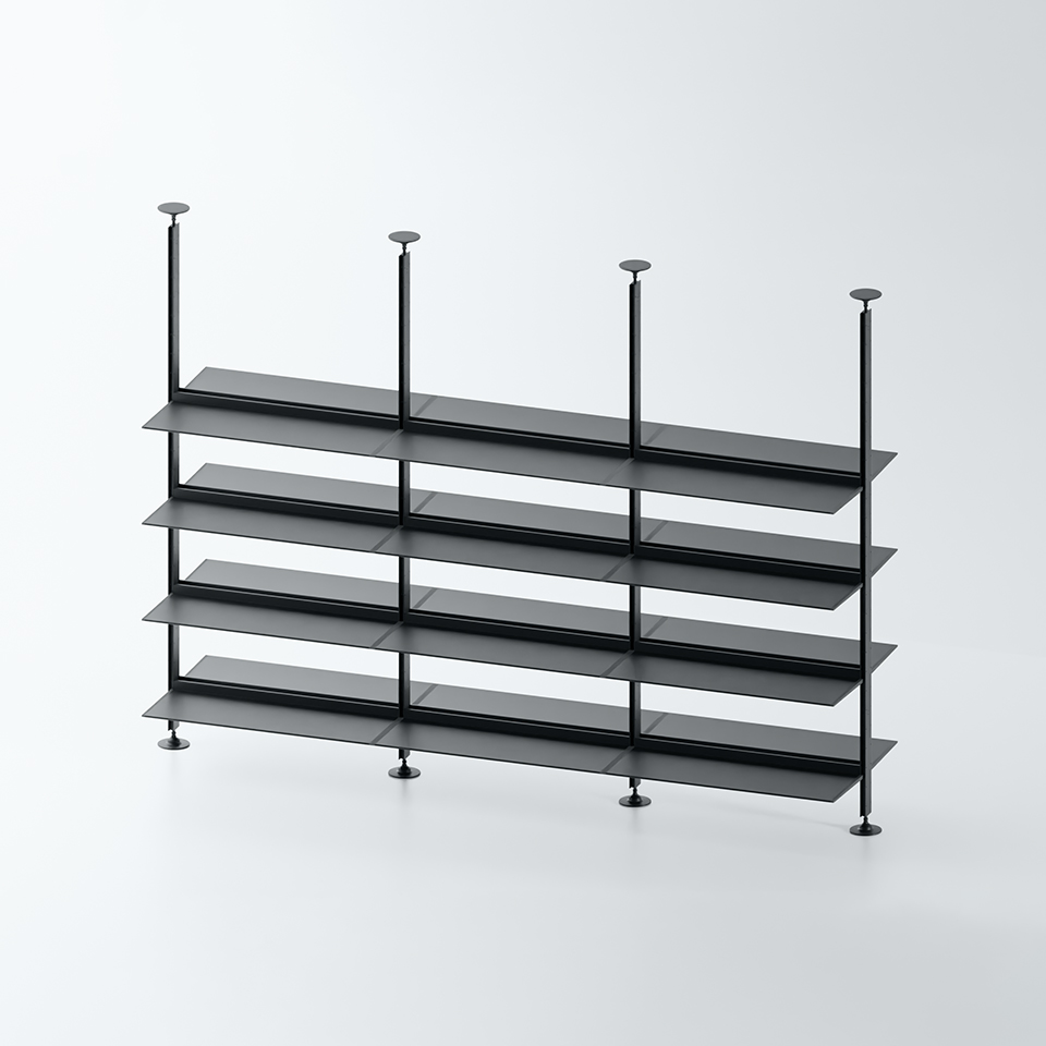Floor to Ceiling Tension Rod: Double-Sided